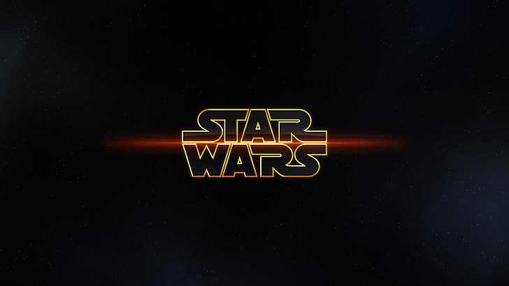 شعار حرب النجوم ، حرب النجوم ، الشعار ، الأفلام ، الخيال العلمي ، الطباعة، خلفية HD