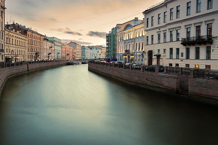 Russia, river, Fontanka, grand canal venice, river, Russia, St. Petersburg, Fontanka, HD wallpaper