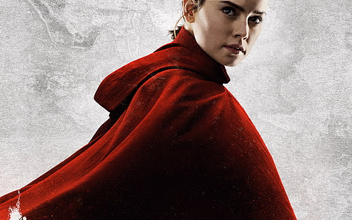Star Wars: The Last Jedi, Star Wars, Rey (z Gwiezdnych wojen), Rey, filmy, Daisy Ridley, Tapety HD HD wallpaper