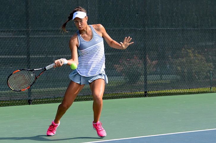 Tennis, Tereza Mihalikova, Tennisschläger, HD-Hintergrundbild