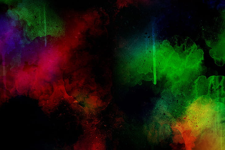 texture, paint, stains, colorful, drips, HD wallpaper