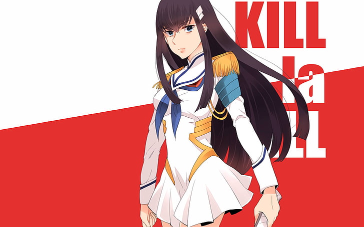 Kill la Kill wallpaper, Kill la Kill, Kiryuin Satsuki, anime girls, anime, HD wallpaper