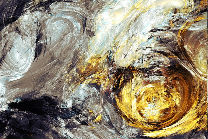 Abstraktes Gemälde, HD-Hintergrundbild