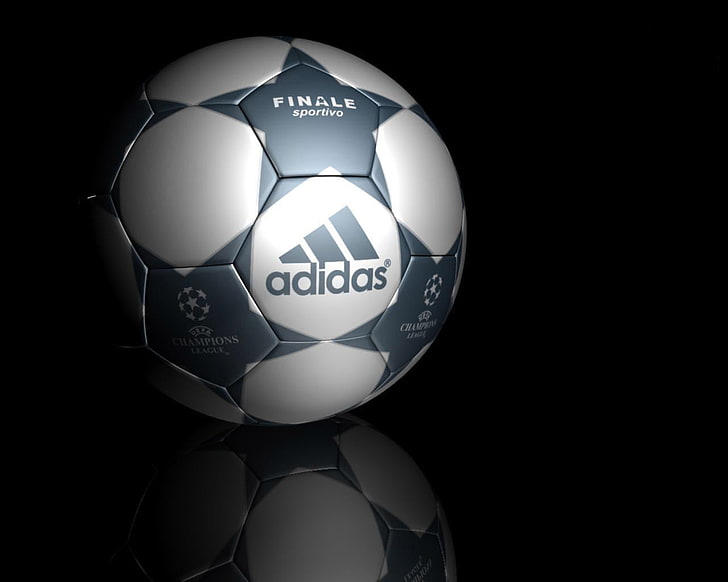 Foto en escala de grises del fondo de pantalla de adidas soccer ball,  fútbol, Fondo de pantalla HD | Wallpaperbetter