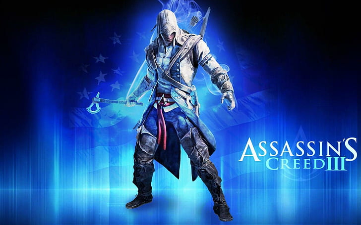 Assassin Creed 3, плакат Assassin's Creed III, картинка, 2012, игра, игры, HD обои