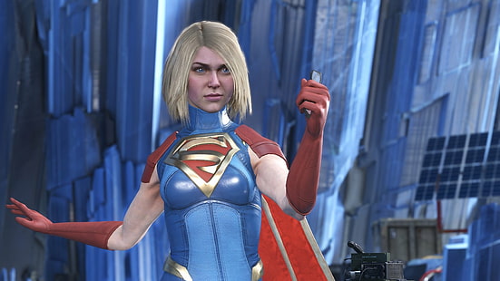 Injustice, Injustice 2, Supergirl, Tapety HD HD wallpaper