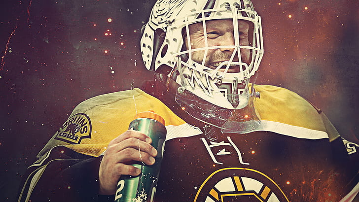 Boston Bruins Goalie Hockey Tim Thomas HD, sports, hockey, boston, thomas, goalie, bruins, tim, HD wallpaper