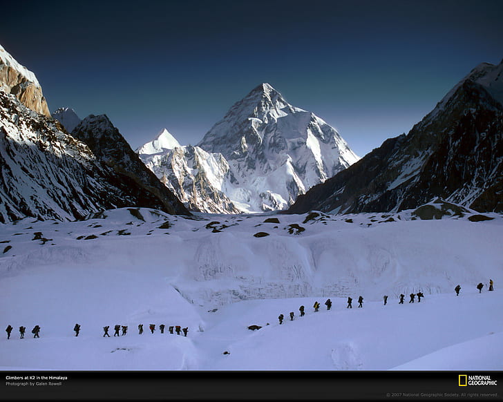 Gebirgslandschaftswandern Kletternder Schnee HD, Natur, Landschaft, Berge, Schnee, kletternd und wandern, HD-Hintergrundbild