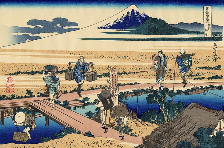 Ukiyo-e, art japonais, Fond d'écran HD