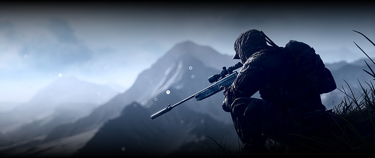 soldiers, sniper, equipment, Battlefield 4, HD wallpaper HD wallpaper