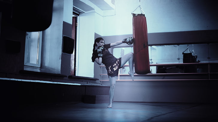 kickboxing, sports, HD wallpaper