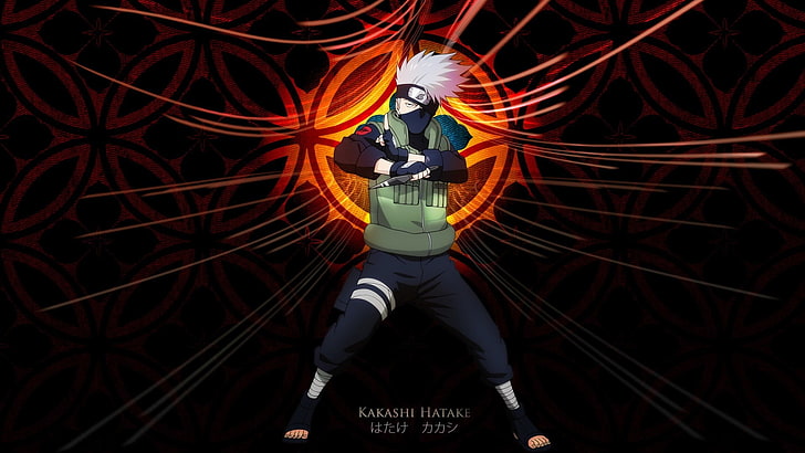 Naruto Kakashi Hataki fond d'écran, Hatake Kakashi, anime, Naruto Shippuuden, Fond d'écran HD