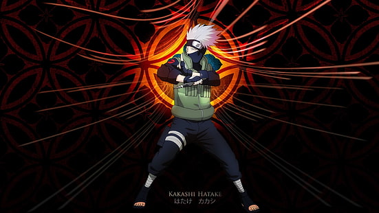 Wallpaper Naruto Kakashi Hataki, Hatake Kakashi, anime, Naruto Shippuuden, Wallpaper HD HD wallpaper