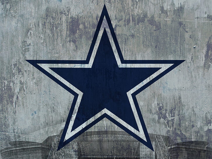 Football HD, лого със синя звезда, спорт, футбол, HD тапет