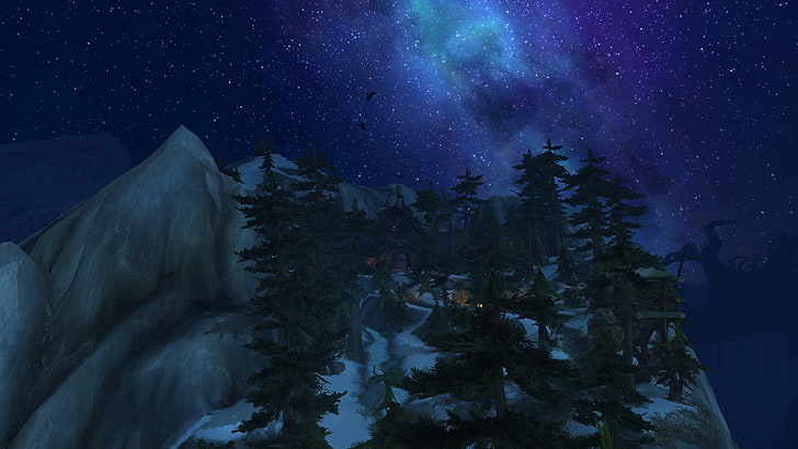 World of Warcraft, висока планина, Легион, HD тапет