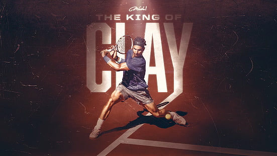  Sport, Tennis, King, Spanish, Rafa, Rafael Nadal, Clay, HD wallpaper HD wallpaper