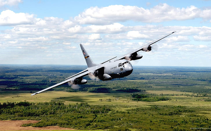US-Luftwaffenbomberflugzeug, graues Flugzeug, Bomber, Kraft, Flugzeug, HD-Hintergrundbild