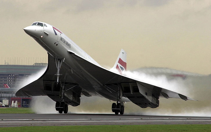 Concorde, Kondensation, Tagme, Start, HD-Hintergrundbild