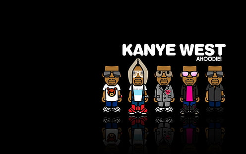 Kanye West, Kanye West, música, imagem, hip-hop, HD papel de parede HD wallpaper