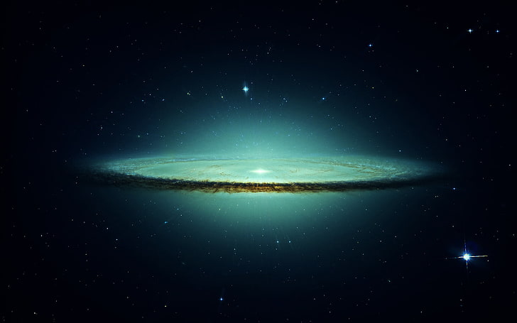 ilustrasi luar angkasa, bintang, galaksi, tidak bisa dipahami, Wallpaper HD
