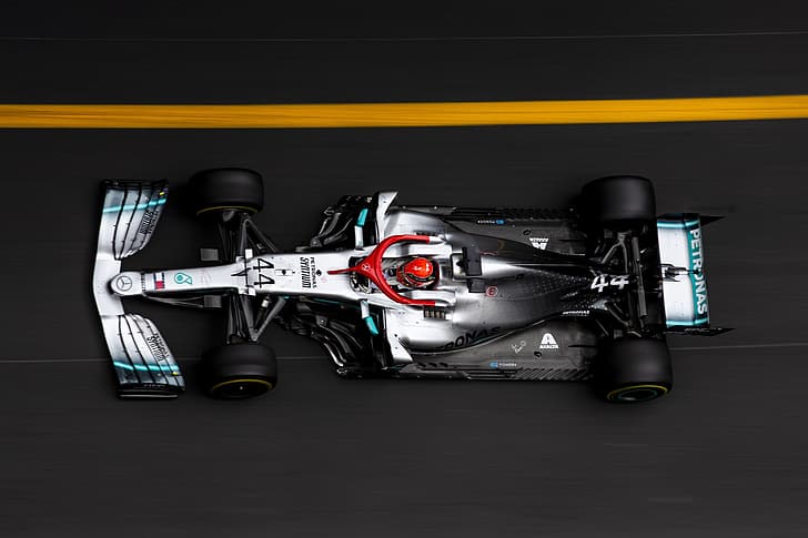 Mercedes F1, Mercedes AMG Petronas, Formula 1, Lewis Hamilton, Mercedes Benz, IWC, race tracks, HD wallpaper