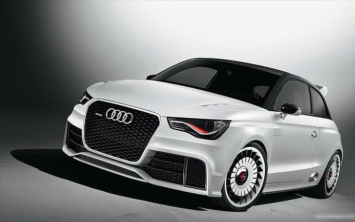2011 Audi A1 Clubsport Quattro, beyaz audi, 2011, audi, quattro, kulüp sporları, arabalar, HD masaüstü duvar kağıdı