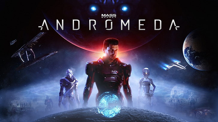 Mass Effect, Mass Effect: Andromeda, Cora Harper, Scott Ryder, Vetra Nyx, HD wallpaper