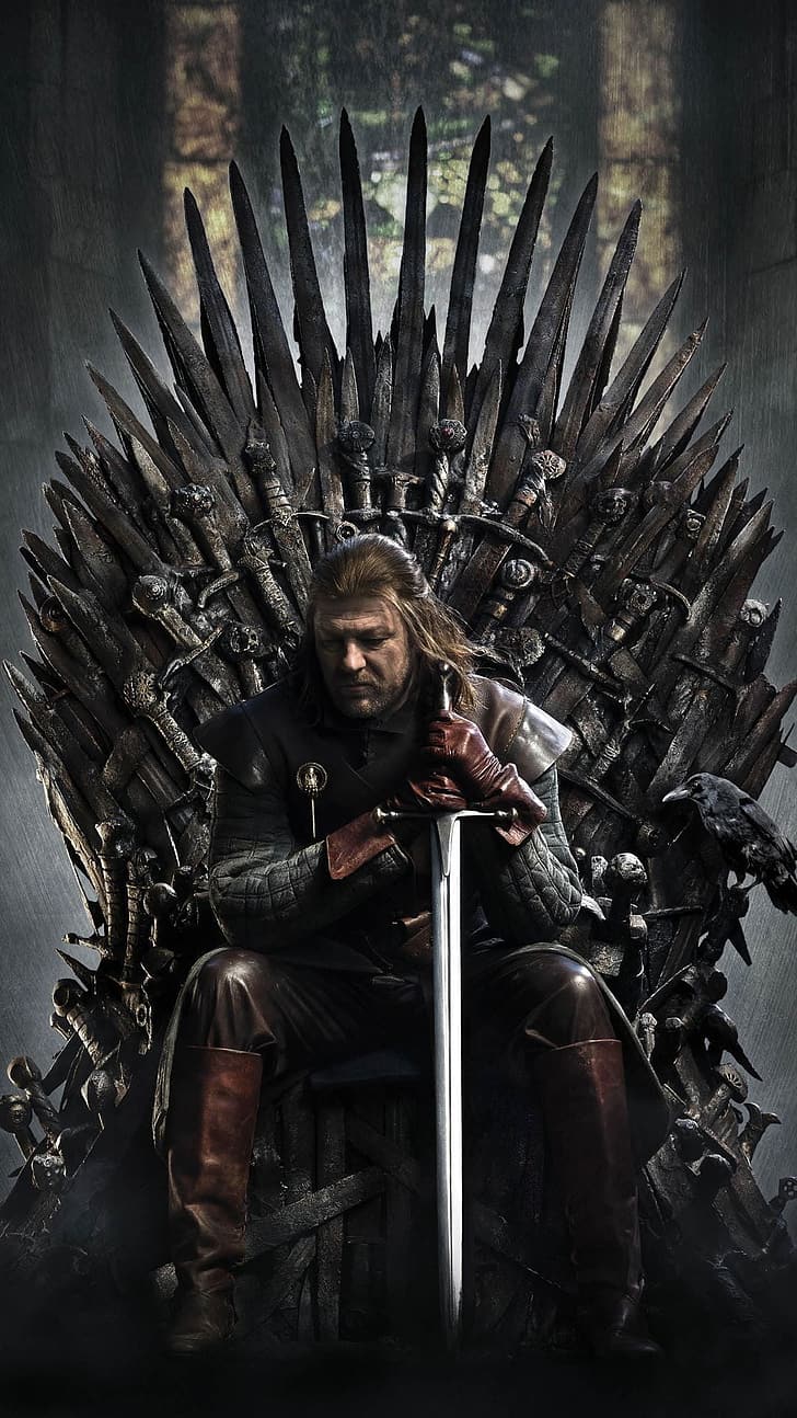 Ned Stark, Trono di Spade, Sfondo HD, sfondo telefono