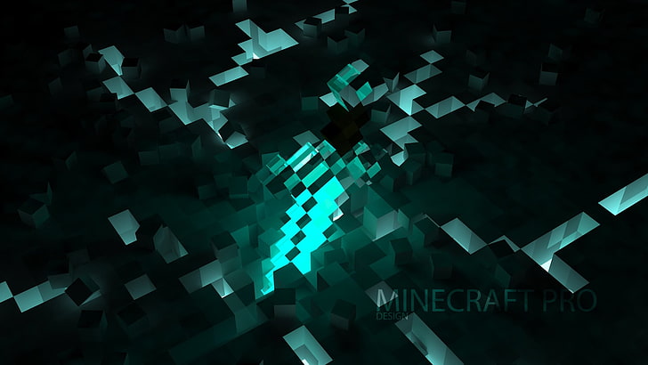 Minecraft illustration, digital konst, Minecraft, HD tapet