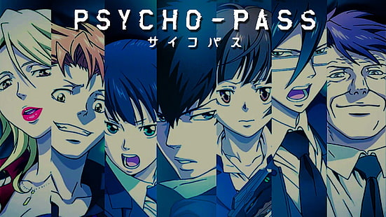 Psycho-Pass, Kougami Shinya, Tsunemori Akane, HD wallpaper HD wallpaper