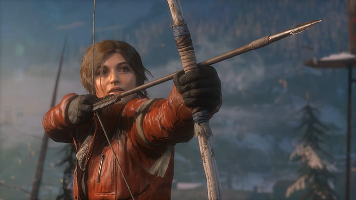 Lara Croft, Tomb Raider, Rise of the Tomb Raider, Bogenschütze, Videospiele, HD-Hintergrundbild