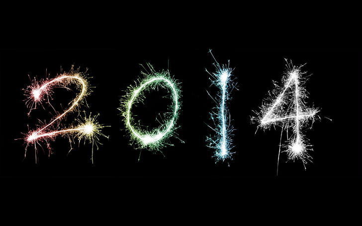 50 Mind Blowing Happy New Year 2014, 2014, soffiando, nuovo anno, Sfondo HD