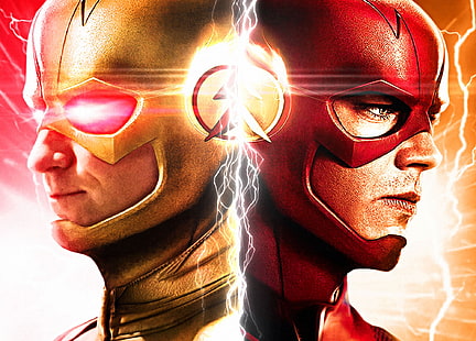 Serie TV, The Flash (2014), Flash, Flash inverso, Sfondo HD HD wallpaper