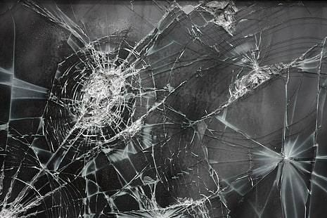 Broken glass, Cracks, Texture, HD wallpaper HD wallpaper