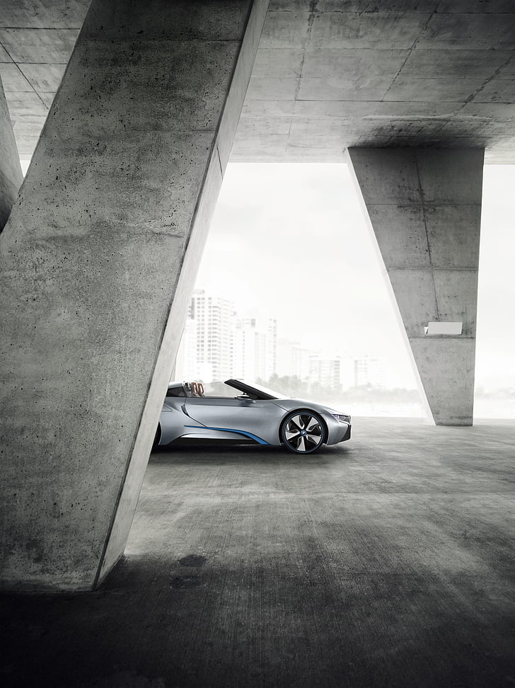 BMW i8, bmw_i8_concept spyder, car, HD wallpaper
