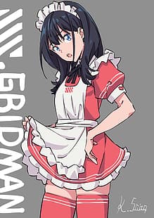 Anime, Anime Mädchen, SSSS.GRIDMAN, Takarada Rikka, HD-Hintergrundbild HD wallpaper