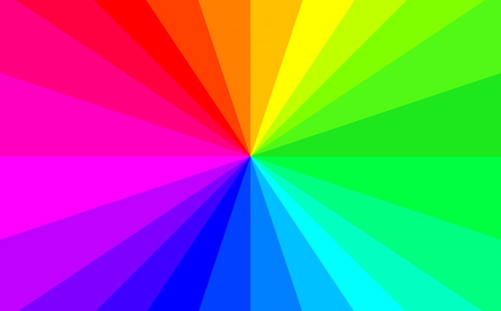 Latar Belakang Pelangi, ilustrasi seni abstrak warna-warni, Aero, Colourful, Rainbow, Latar Belakang, Warna, Spektrum, gradien, Wallpaper HD