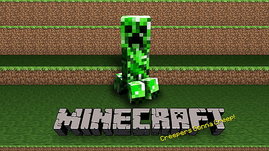 Minecraft-Spielanwendung, Videospiel, Minecraft, Creeper (Minecraft), Mojang, HD-Hintergrundbild HD wallpaper