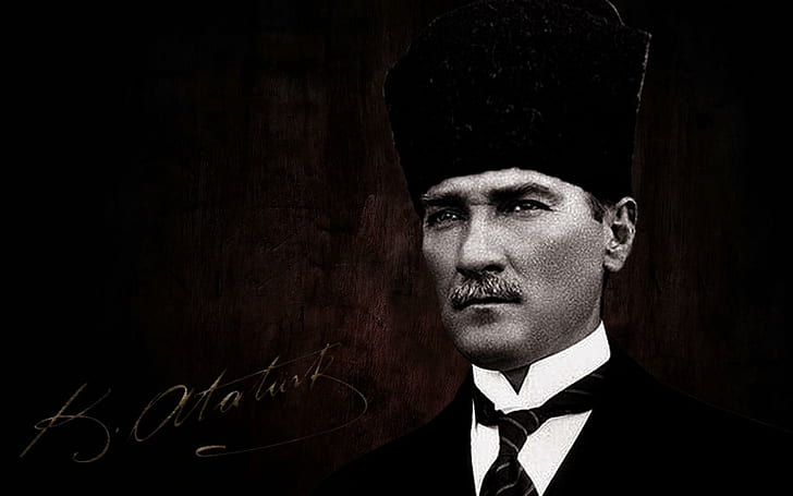 Mustafa Kemal Atatürk, Turquie, Commandant suprême, Fond d'écran HD