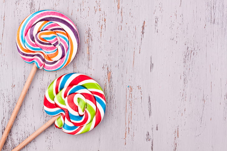 colorful, Lollipop, sweet, candy, lollypop, HD wallpaper