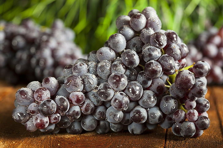 Frutas, uvas, close-up, alimentos, HD papel de parede
