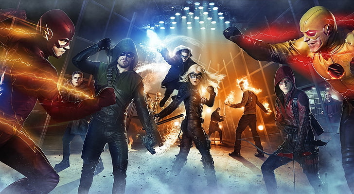 Arrow - The Flash HD Wallpaper, The Flash character, Movies, Other Movies, HD wallpaper