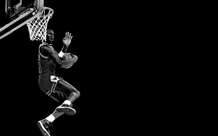 Air Jordan, Basketball, Chicago Bulls, michael jordan, nba, nike, Slam Dunk, HD wallpaper