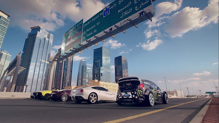Auto, Ford, Lamborghini, Ferrari, Bugatti, Ken Block, HD-Hintergrundbild