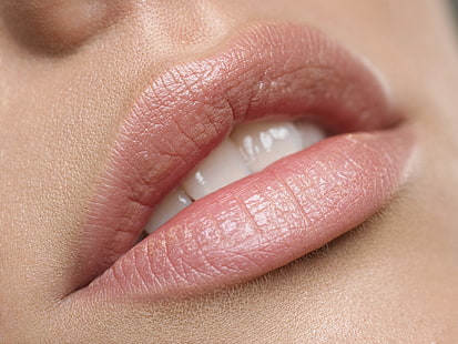 Frau, Lippen, Haut, Zähne, HD-Hintergrundbild HD wallpaper