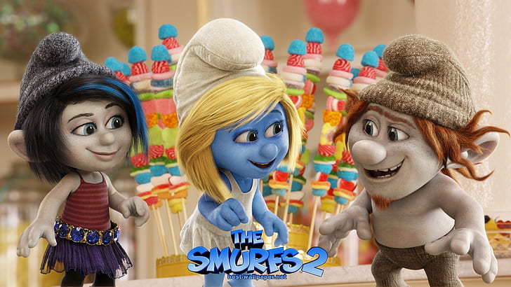 Os Smurfs 2, Smurfs, HD papel de parede