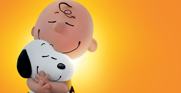 Snoopy and Charlie Brown, Charlie Brown, Snoopy, The Peanuts Movie, Animation, HD wallpaper HD wallpaper
