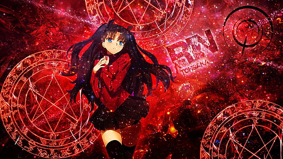Fate Series, Fate / Stay Night: Rin Tohsaka, Unlimited Blade Works, HD-Hintergrundbild HD wallpaper
