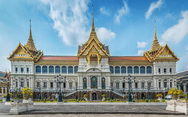 Istana Negara Bangkok, Thailand, Wallpaper HD