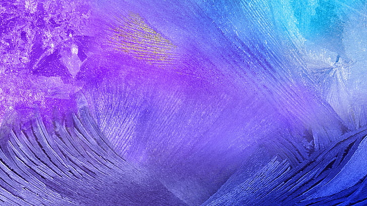紫と青のデジタル壁紙、氷、4 k、HDの壁紙、アンドロイド、パターン、青、背景、 HDデスクトップの壁紙